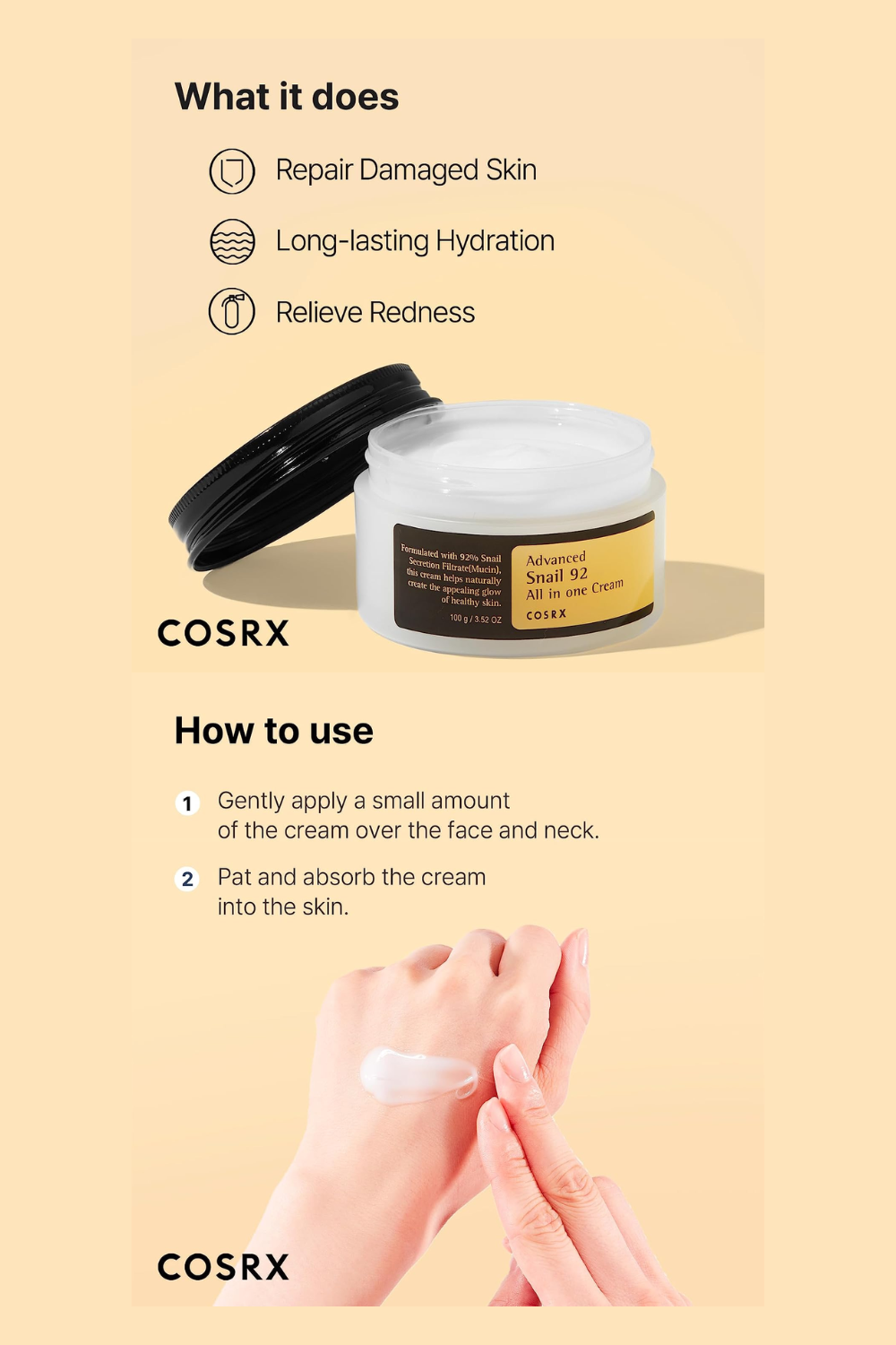 COSRX Advanced 96 All-in-One Cream 100 g